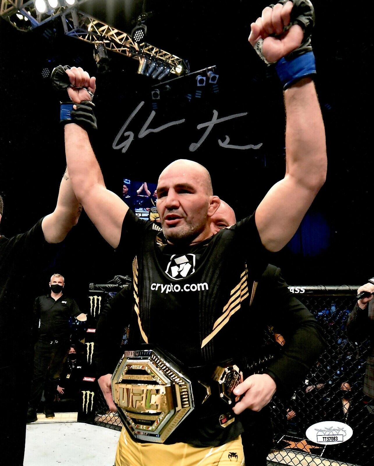 Glover Teixeira autographed signed 8x10 Photo Poster painting UFC JSA COA Jan Blachowicz