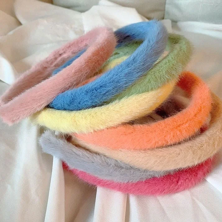 Colorful Fluffy Headband