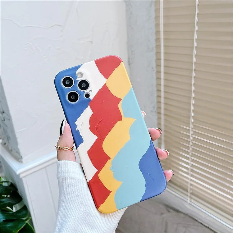 Inclined Ladder Oil Painting Case For iPhone
