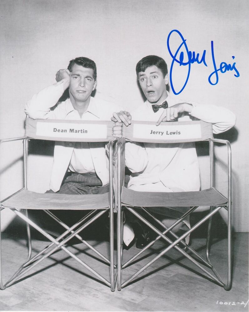 Jerry Lewis (1926-2017) 11X14#2 original signed Photo Poster painting