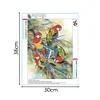 Colorful Birds-Partial Round Diamond Painting