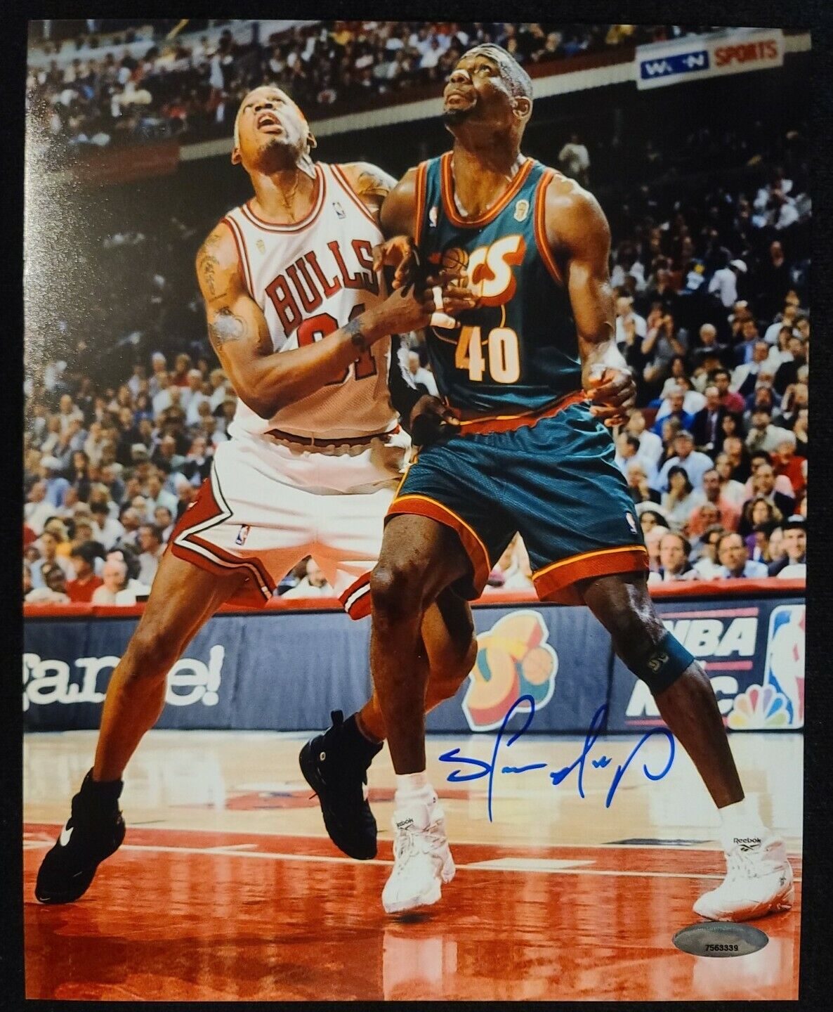 Shawn Kemp autographed signed 8x10 Photo Poster painting NBA Seattle Supersonics Tristar 7563339