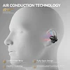 HM20 Wireless Ear Clip Headphones Open Air Bone Conduction Sports Long Battery Life Headphones