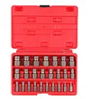 25-piece set, hexagonal handle, damaged, sliding tooth, sliding wire screw extractor
