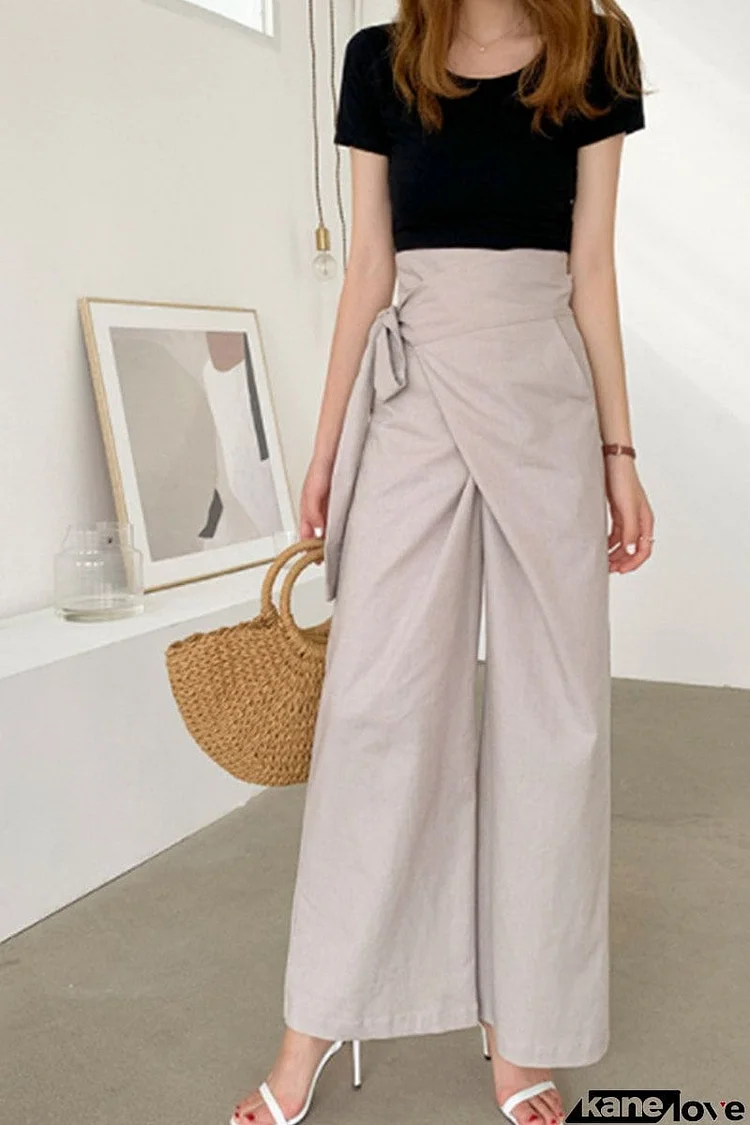 Tied Waist Pants