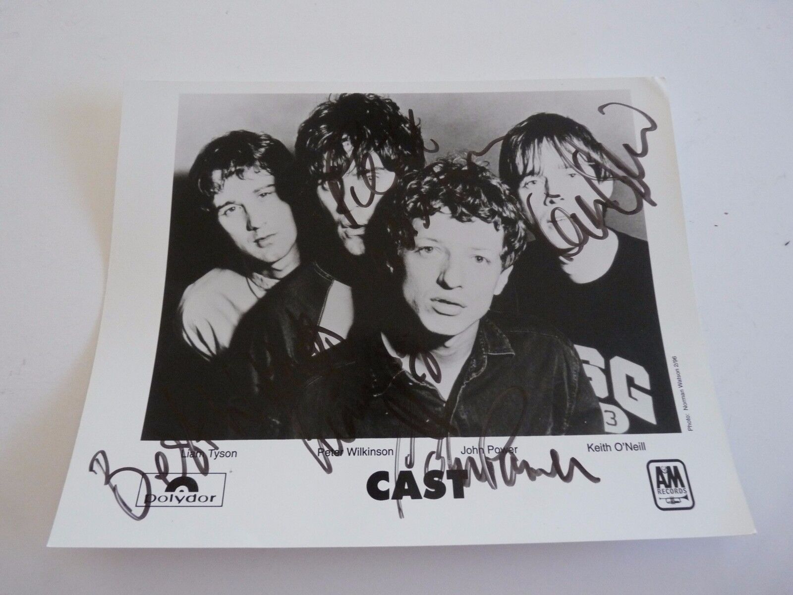 CAST Vintage 1996 Band Autographed Signed 8x10 Photo Poster painting PSA Guaranteed