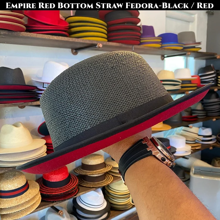Redbottom Straw Hat White / Straw / L/XL