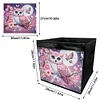 (US Local)DIY Diamond Painting Storage Box Canvas Organizer Box Diamond Painting Kit (A)