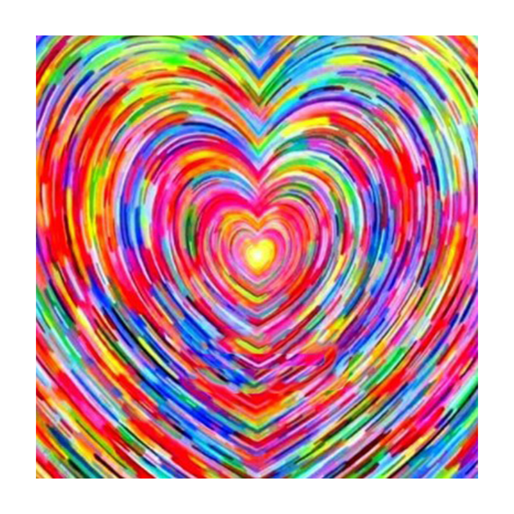 

Colorful Love - Round Drill Diamond Painting - 30*30CM, 501 Original