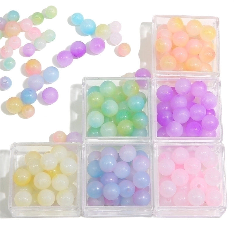 1 Set Diameter 10mm Diameter 8mm 2mm Arylic Round Beads