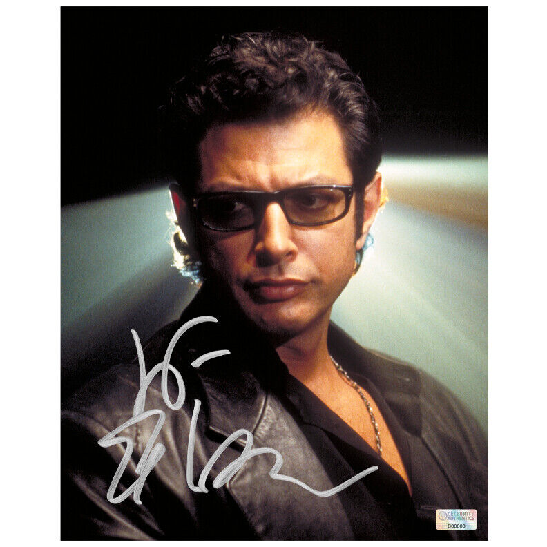 Jeff Goldblum Autographed Jurassic Park Chaos Theory 8x10 Photo Poster painting