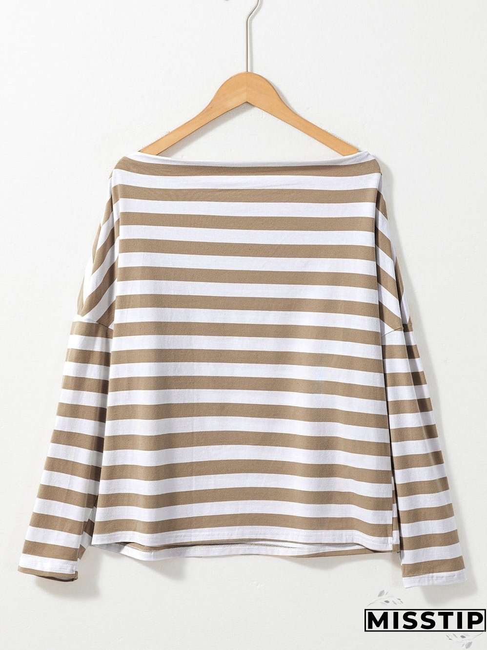 Short Sleeve Mock Neck T-Shirt with Side Slits