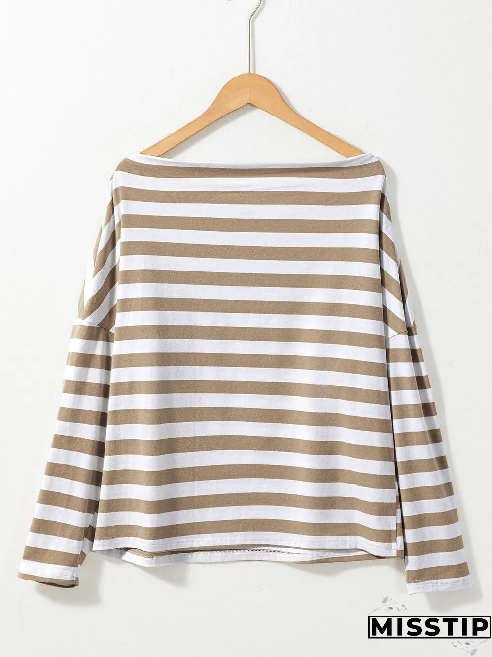 Short Sleeve Mock Neck T-Shirt with Side Slits