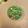 Diamond Painting St Patrick Lucky Clover Pendant for Home Wall Decor