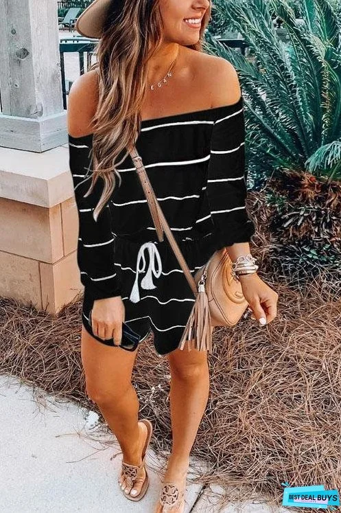 Meridress Oxygen Beauty Striped Jumpsuit
