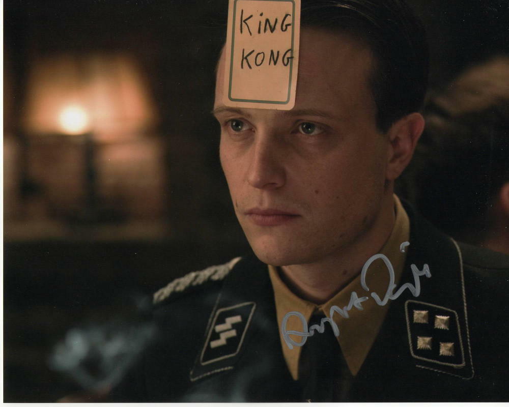 AUGUST DIEHL SIGNED AUTOGRAPH 8X10 Photo Poster painting - DIETER HELLSTROM INGLOURIOUS BASTERDS