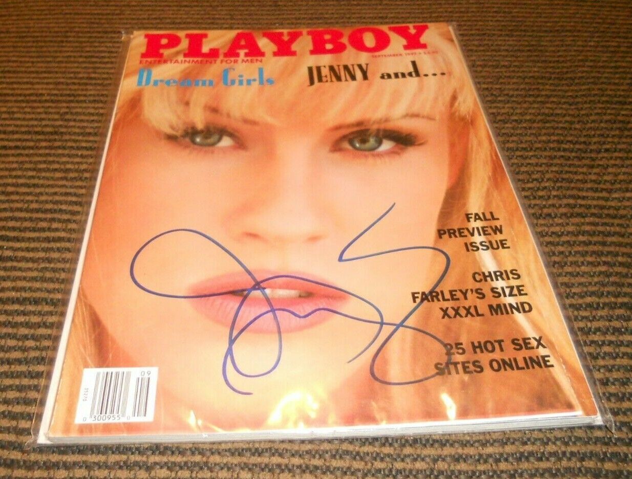 Jenny McCarthy September 1997 Signed Autographed Magazine Cover PSA Guaranteed