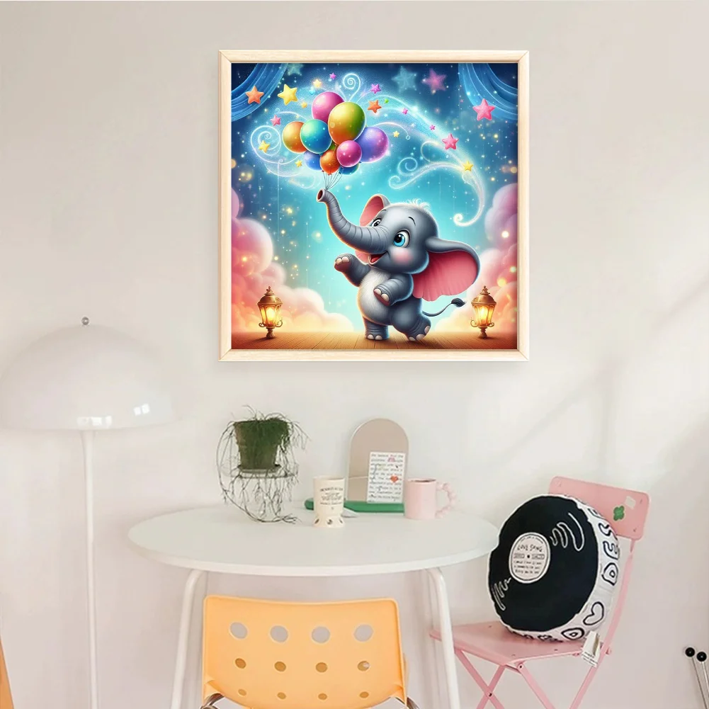 11CT Full Stamped Cross Stitch - Dumbo(Canvas|40*40CM)