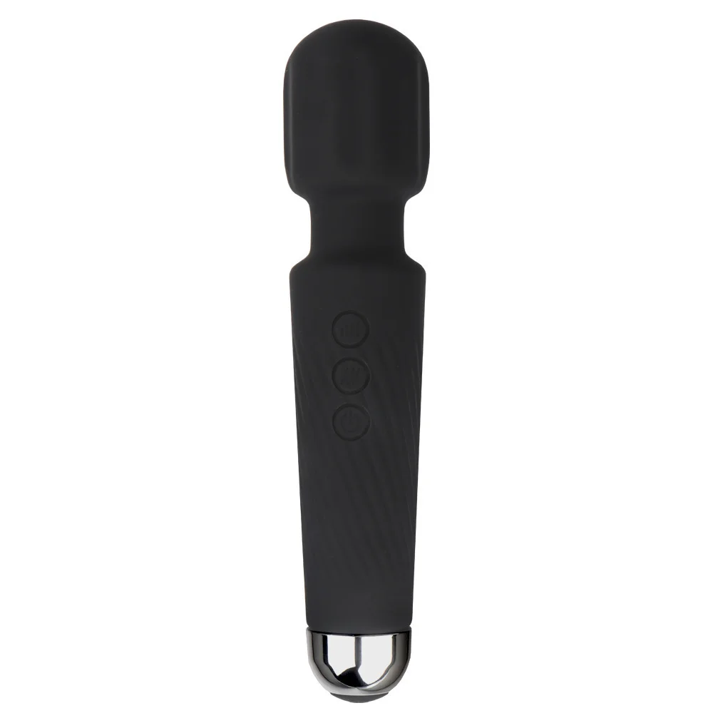 Vibrator Wand Sex Toys Clit Stimulator Vibrators Vibrator for Her  Sex Toy  Personal Wand Massager 20 Patterns & 8 Speeds of Pleasure  Quiet & Small  Female Adult Toys (Black)