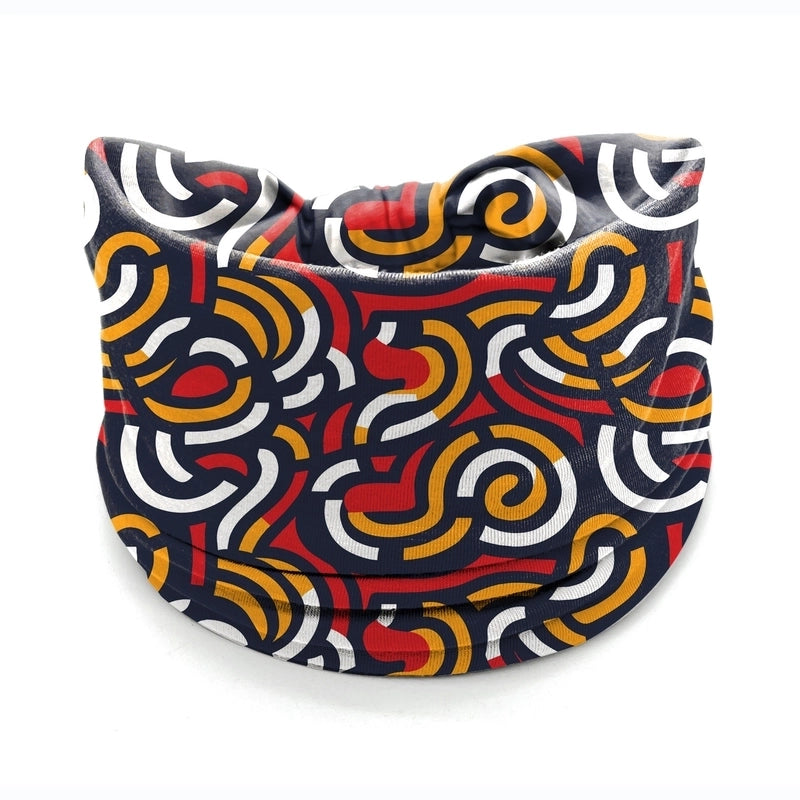 Women’s Hair Band African Print Pattern Wide Edge Elastic Knot Sports Yoga Headband Women’s Headwear Hair Accessories