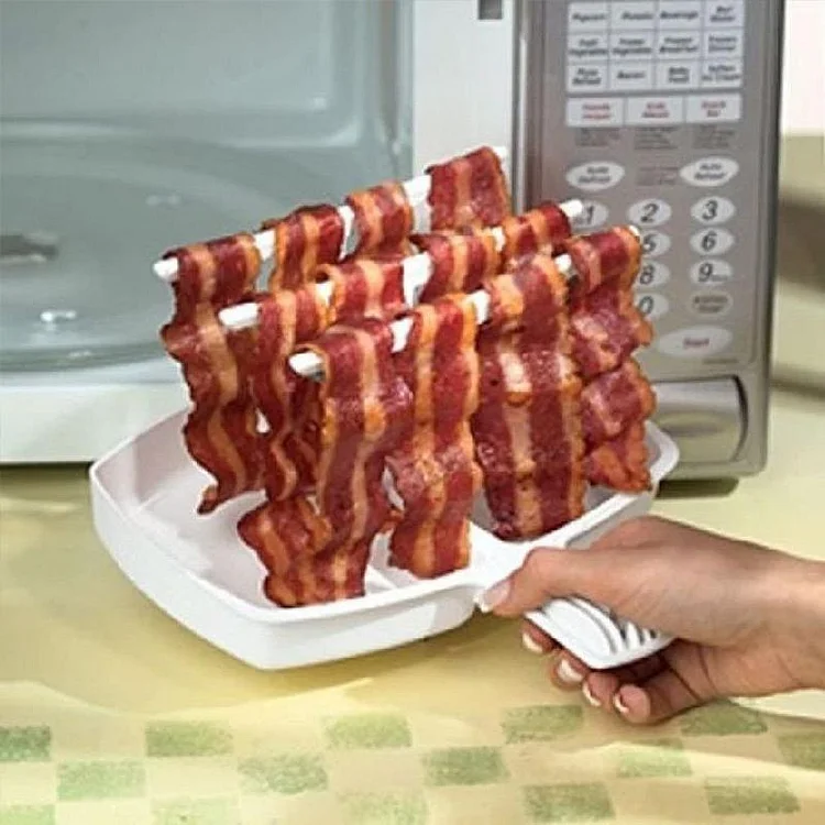 Microwave Bacon Cooker Tray Rack | 168DEAL