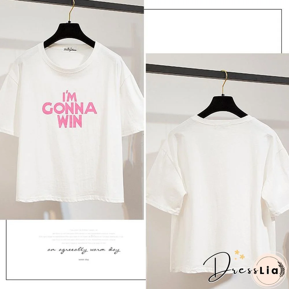 Basic Letter Tee+Plaid Skirt P10123