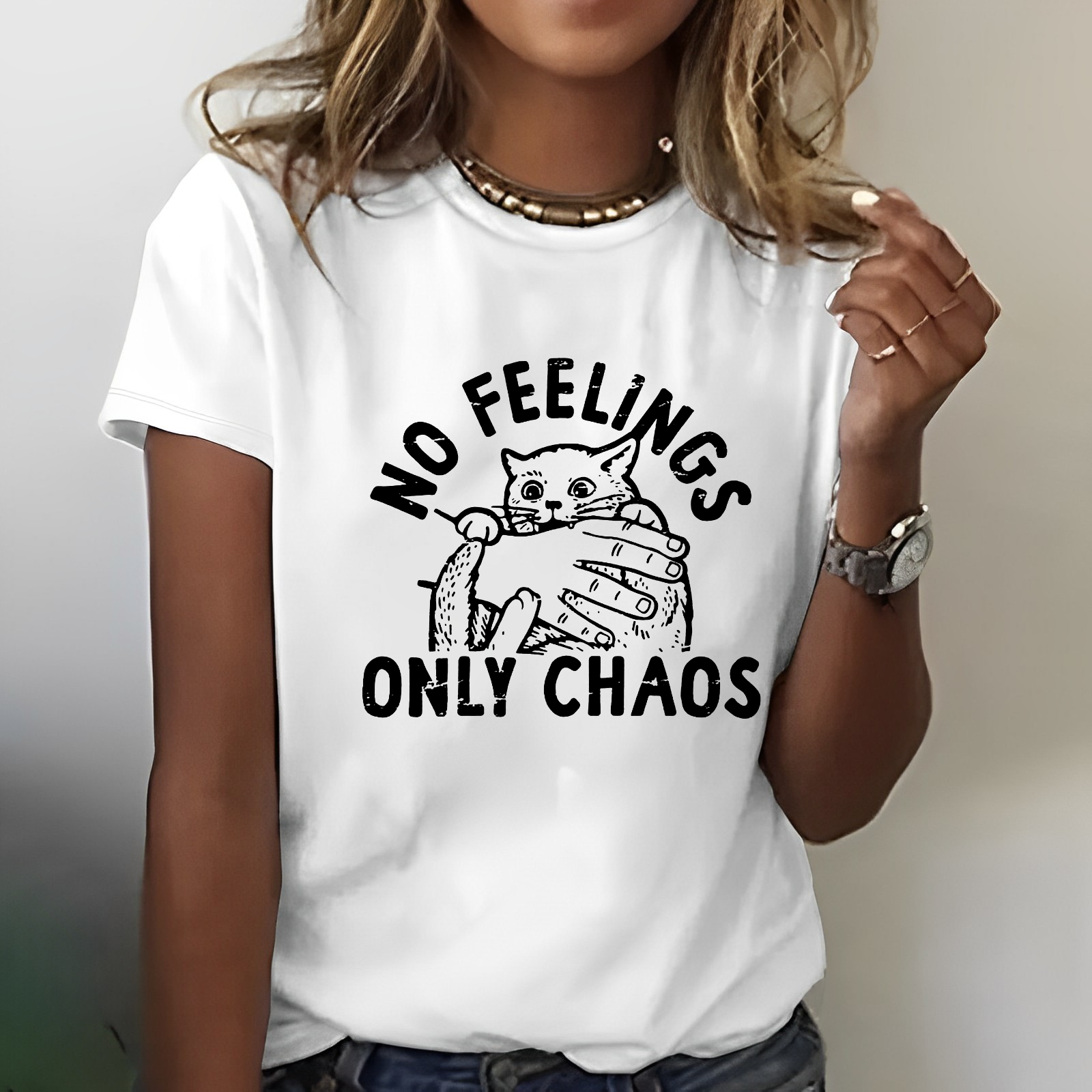 No Feelings Only Chaos T-shirt