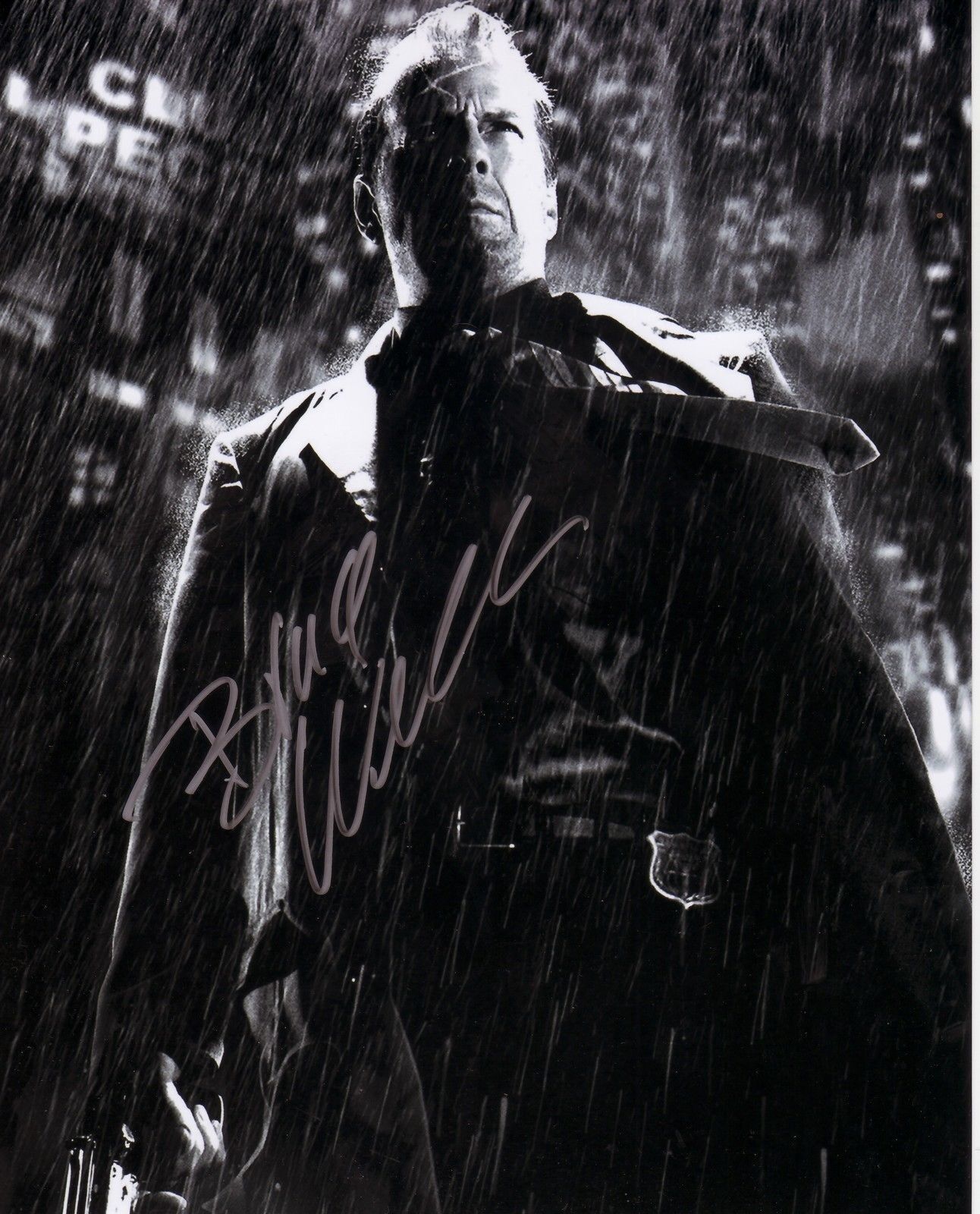 BRUCE WILLIS AUTOGRAPH SIGNED PP Photo Poster painting POSTER