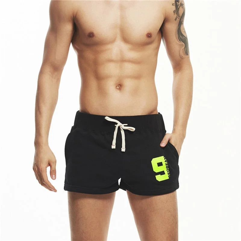 Mens Casual Shorts Cotton Fitness Sweatpants Short Summer Jogger Shorts Men Homewear Hot Gym Shorts