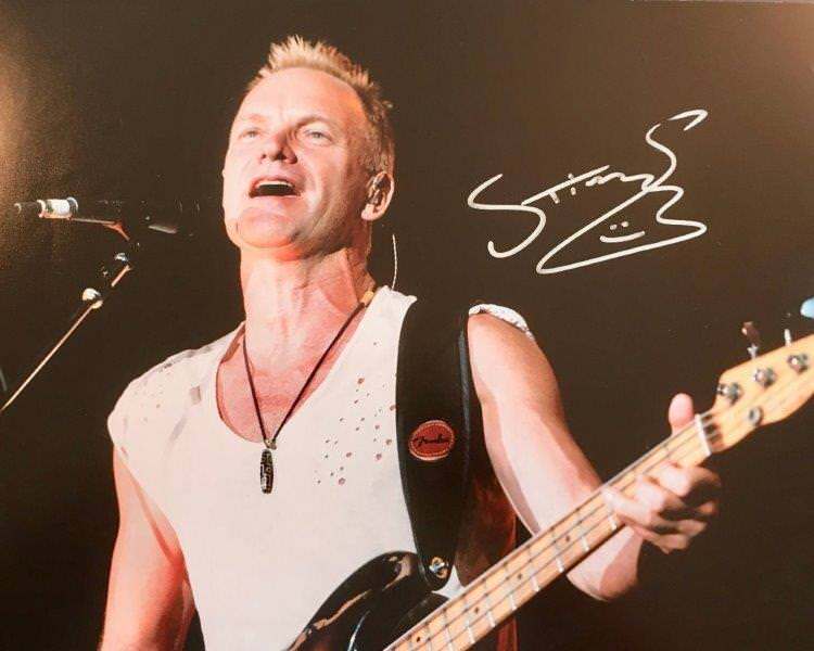 REPRINT - STING The Police Gordon Sumner Autographed Signed 8 x 10 Photo Poster painting Poster