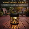 Solar Elegant Flower Wall Lights Waterproof Decorative Pathway Light 7-Color Changing Metal Projector Lamps for Backyards/Patio/Porch