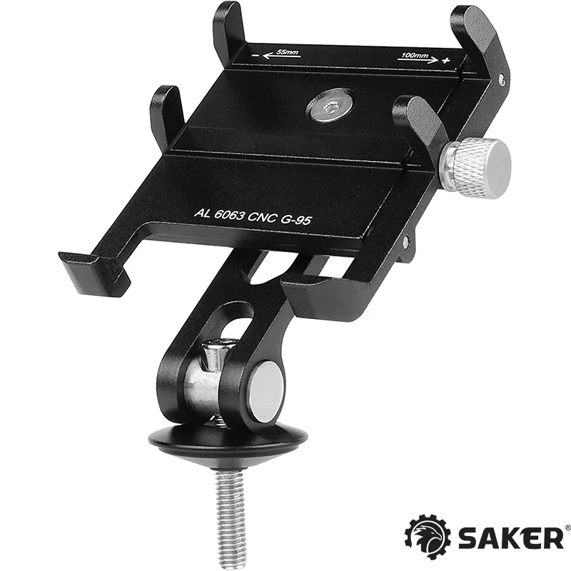 SAKER® Bicycle Phone Mount on Fork Stem