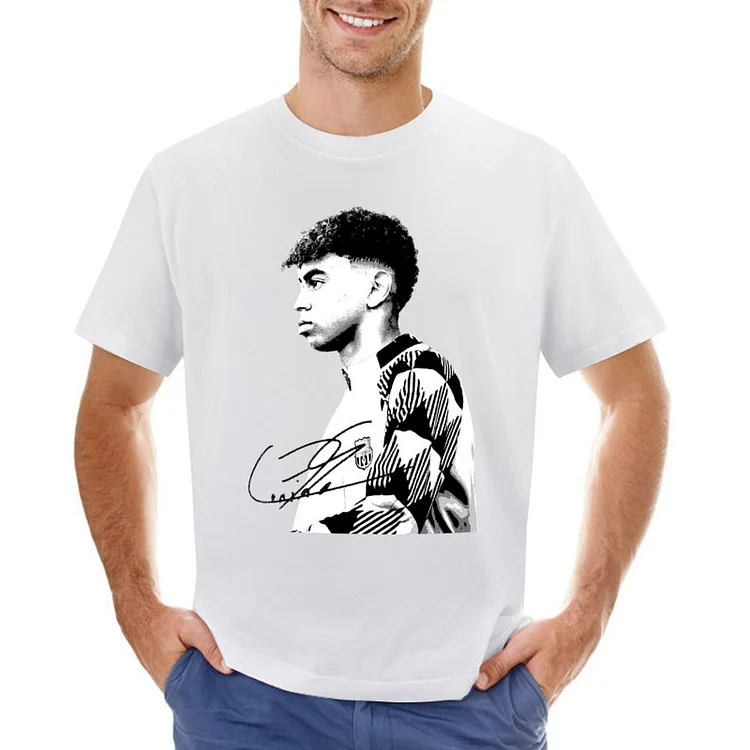 Lamine Yamal Inspired Sketch Men's T-shirt