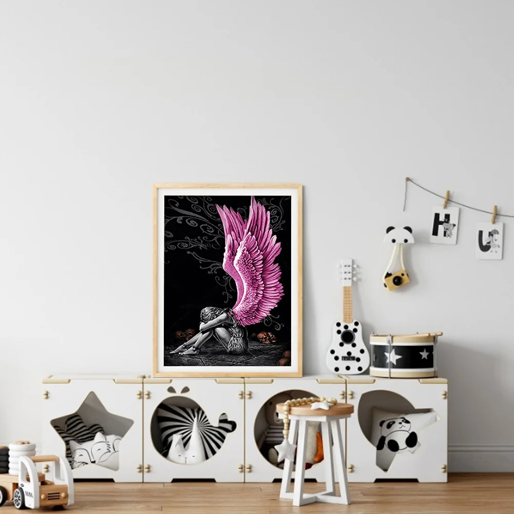 11ct Stamped Cross Stitch - Wing Angel(40*50cm)