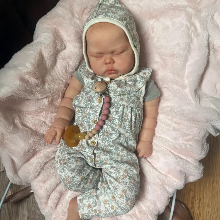  20" Cute Realistic Handmade Sleeping Girl Reborn Baby Doll Masona ,Play with Children - Reborndollsshop®-Reborndollsshop®