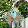 DIY Diamond Painting Garland Bird House Rhinestone Hanging Wreath Set 