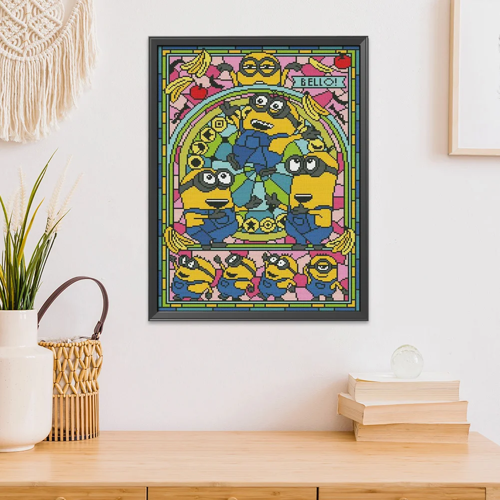 11ct Stamped Cross Stitch - Minions(30*40cm)