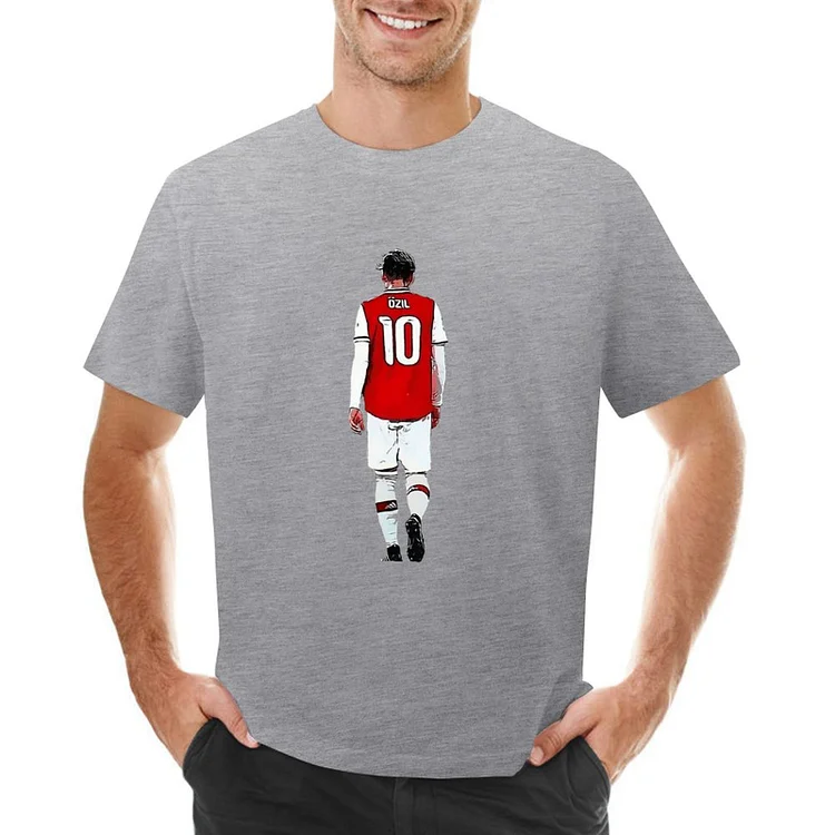 Back Turned Mesut Ozil Inspired Men's Soccer Culture Tee