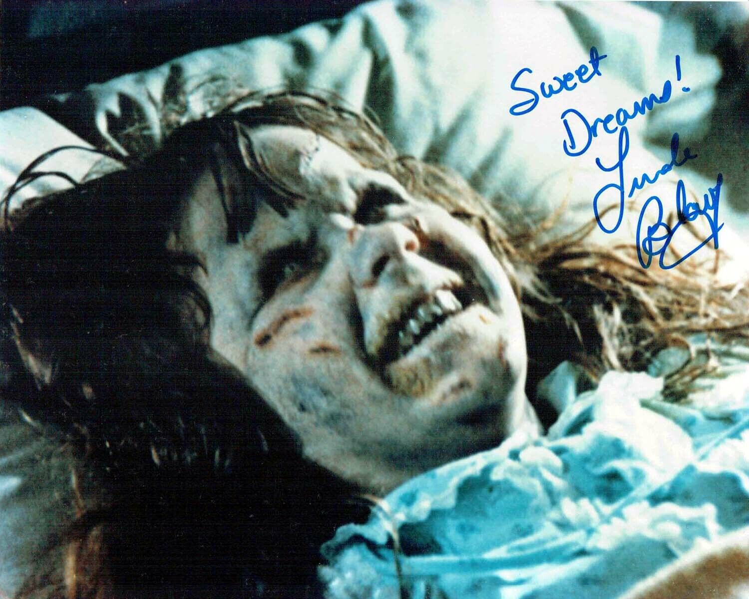 Linda BLAIR Signed The Exorcist 10x8 Photo Poster painting B AFTAL COA Sweet Dreams