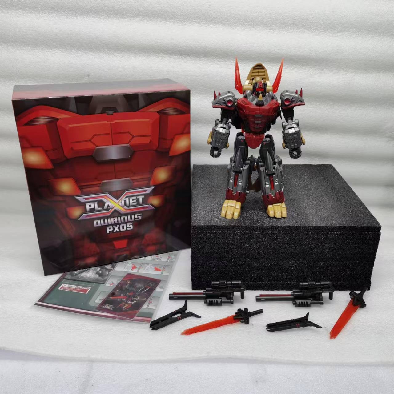 Planet X PX-05 QUIRINUS Slag Dinobot Figure Transformers Fall of Cybertron (FOC) Action Figure Collectible Toy Model for Adults Kids US Fans High Detail Poseable Transformers FOC Dinobot Slag Toy Collectible Action Model