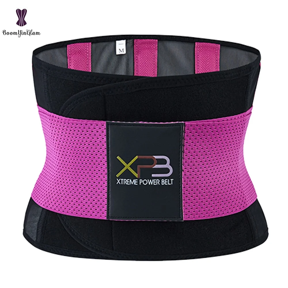 Women Perfect Body Shape Waist Cinches Short Girdle Breathable Waist Trainer Xtreme Thermo Power Belts Size XS-XXXL 603#