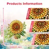 (US Local)Diamond Painting Car Aromatherapy Vent Clip Bling Air Vent Decorations (E)