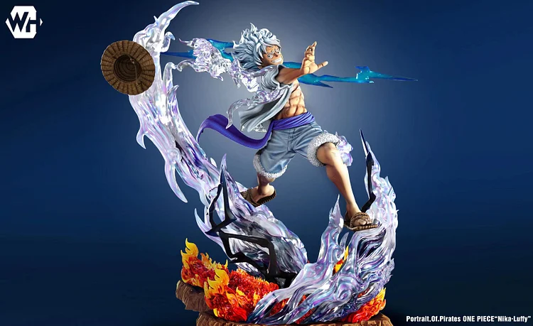 LUFFY GEAR 5 SUN GOD NIKA ACTION FIGURE - ONE PIECE (code 2)