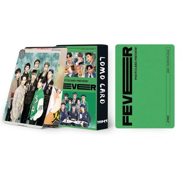 ATEEZ FEVER 30 Sheets Card officialateezshop
