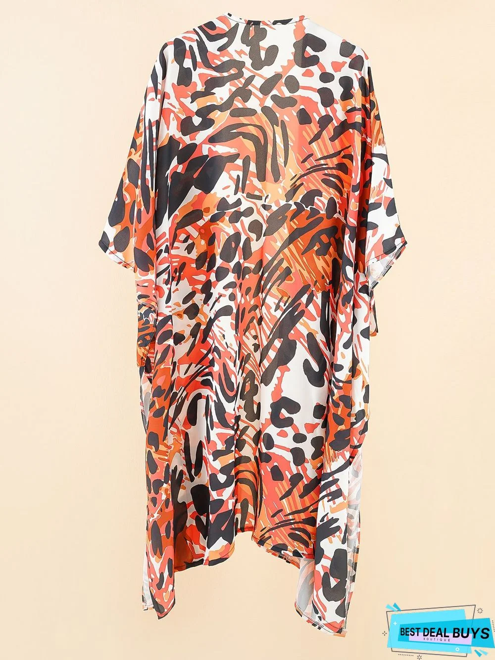 Vacation Animal Printing Coverup