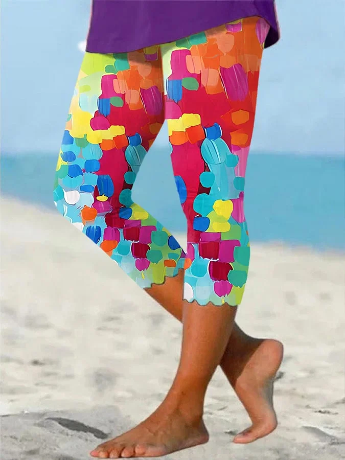 Women'S Floral Print Leggings