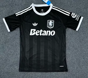 2025/2026 Aston Villa Goalkeeper Black Football Shirt 1:1 Thai Quality