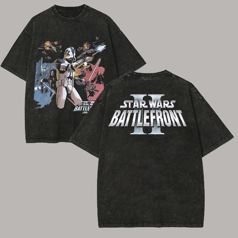 Star Wars: Battlefront Printed Unisex Washed T-Shirt