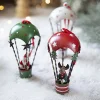 Nordic Hot Air Balloon Umbrella Christmas Hanging Iron Decors