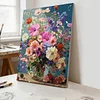 Framed Daisy-Paint By Numbers Acrylic Painting 30*40Cm With Color Box 5Ml（18Colors）